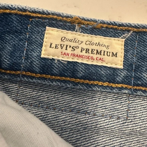 Levi's 501 High Rise Denim Shorts - Picture 5 of 6
